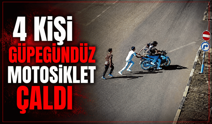 Motosiklet çalan 4 kişi yakalandı