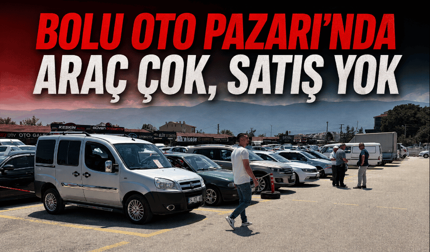 Oto Pazarı'nda araç çok, satış yok