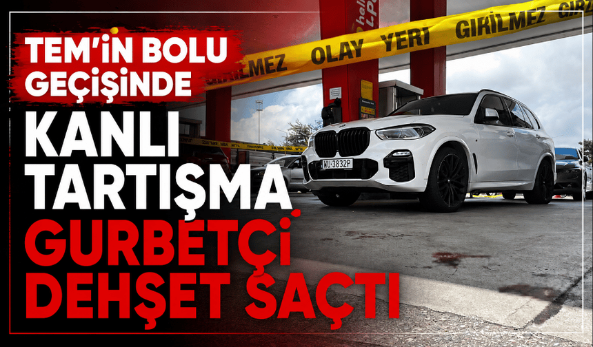 TEM’in Bolu geçişinde kanlı tartışma: Gurbetçi dehşet saçtı