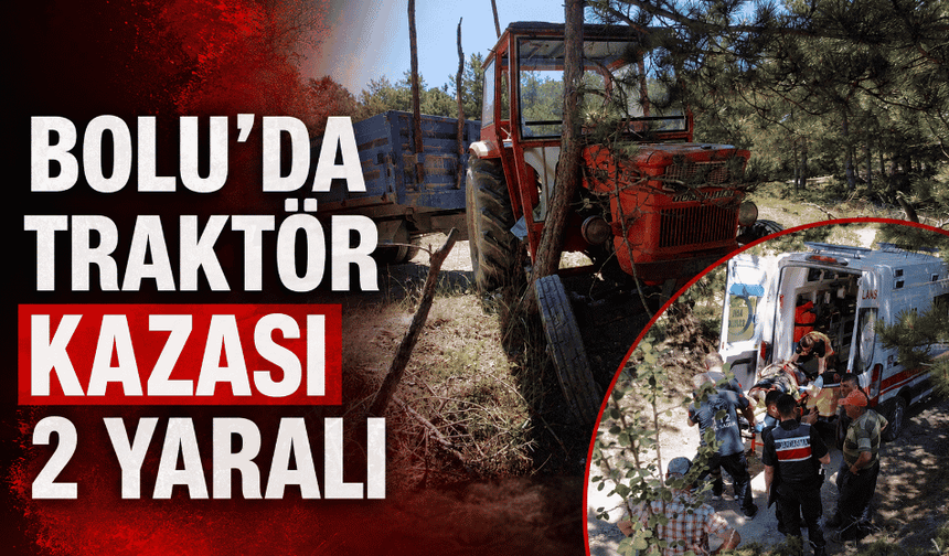 Traktörden düşen 2 kişi yaralandı