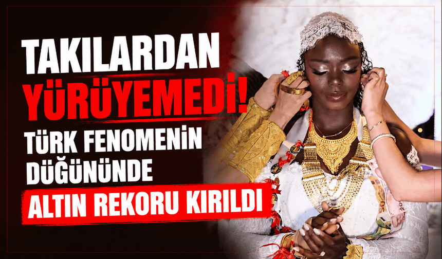 Türk fenomen Zehra Özdemir, takılan takılardan yürüyemedi