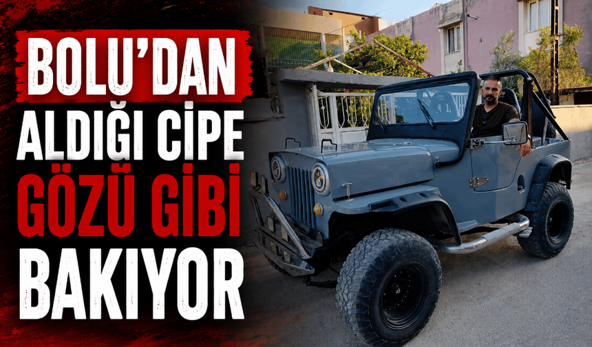 74 yıllık cipini, 1 buçuk yıllık çalışmayla restore etti