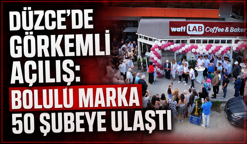 Abant Kahvecisi’nin ikinci markası Wafflab Coffee & Bakery 6. şubesini Düzce’de açtı