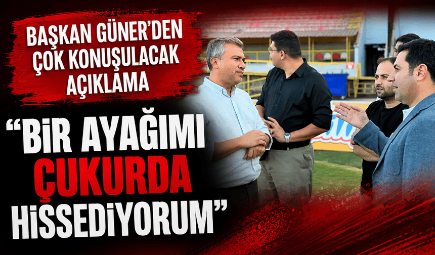 AK Partili Başkandan dikkat çeken sözler: “Bir ayağımı çukurda hissediyorum”