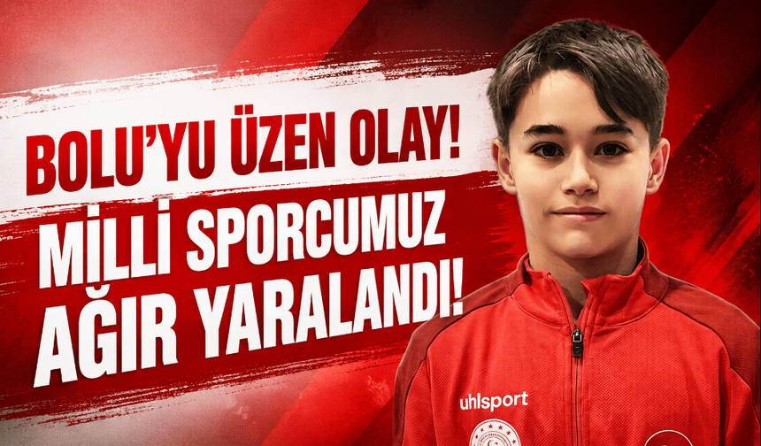 Bolu’da 16 yaşındaki milli cimnastik sporcusu, antrenmanda ağır yaralandı