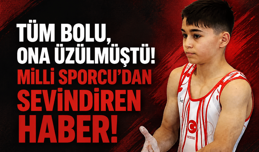Milli Sporcu Bahadır Çimen’den güzel haber geldi!