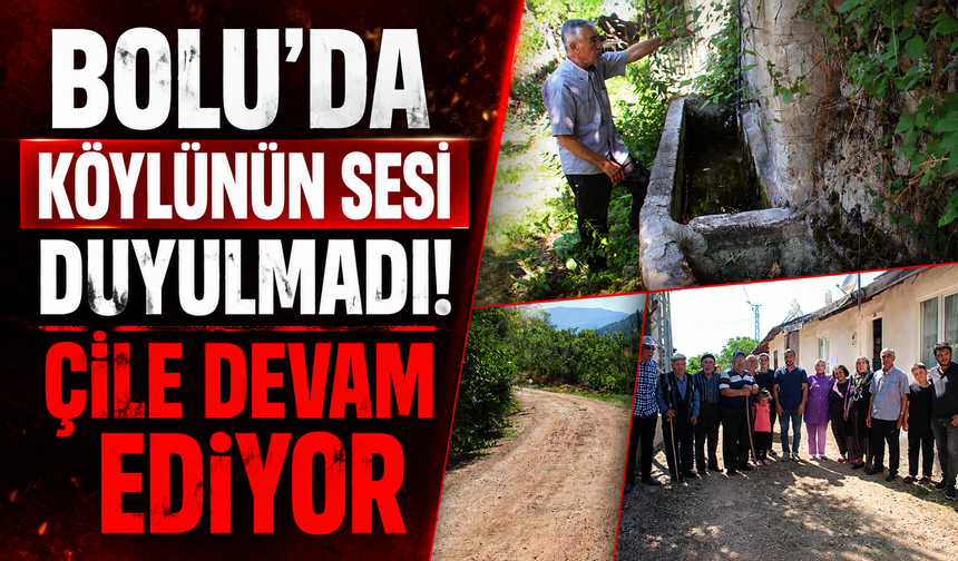 Göynük'ün Çapar Köyü’nde yolsuz, susuz, kanalizasyonsuz yaşam: Köylüler yardım bekliyor