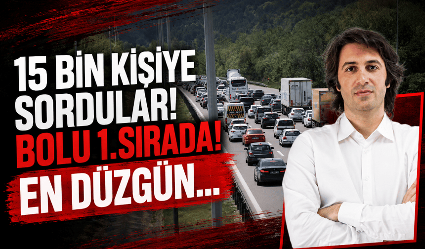 En düzgün araba kullanılan il Bolu!