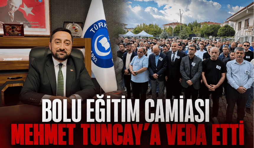 Eski sendika başkanı gözyaşlarıyla uğurlandı