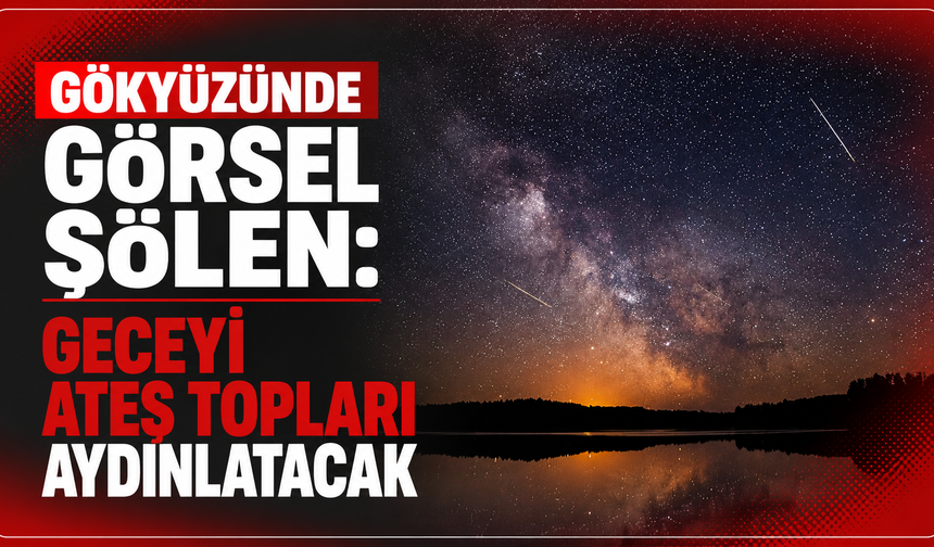 Gökyüzünde görsel şölen: Geceyi ateş topları aydınlatacak