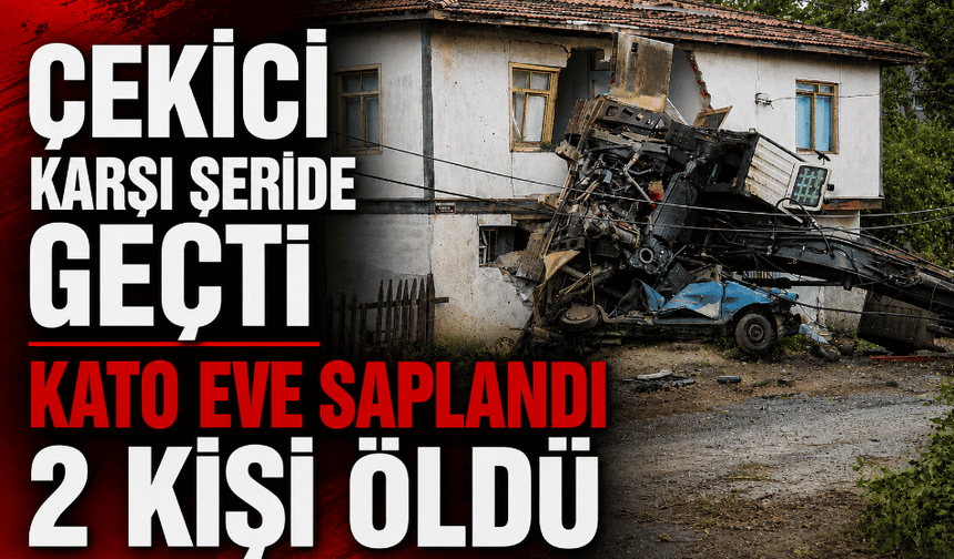 Katliam gibi kaza, karşı şeride geçti: 2 ölü