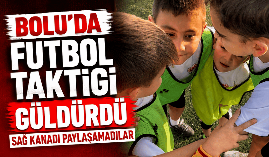 Miniklerin futbol taktiği güldürdü: Sağ kanadı paylaşamadılar