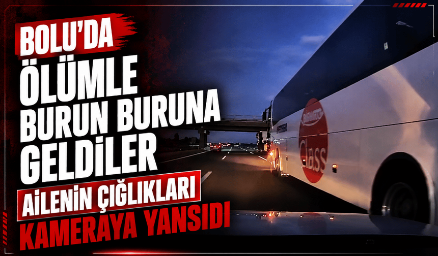 Otobüs kaza yaptırdı, ailenin çığlıkları kameraya yansıdı