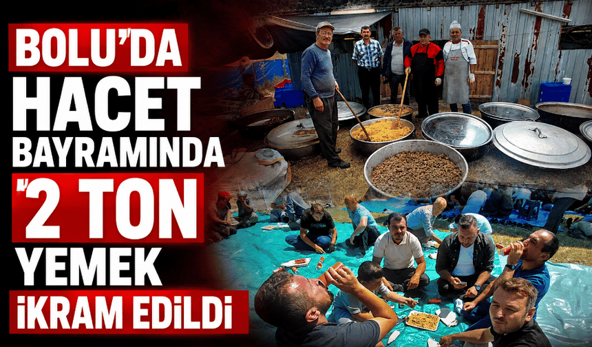 Rekor kırıldı, hacet bayramında 2 ton yemek dağıtıldı
