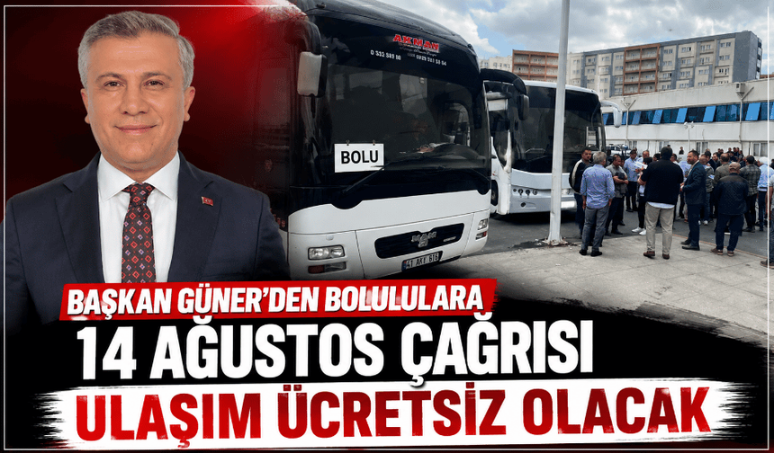Türkiye Ankara’da buluşacak: Bolu’dan katılacaklara ücretsiz otobüs