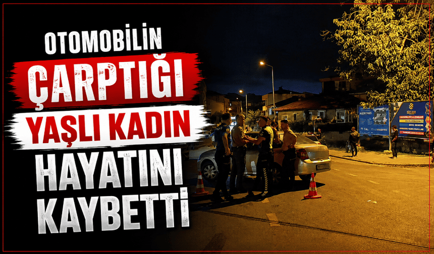 Otomobilin çarptığı yaşlı kadın hayatını kaybetti
