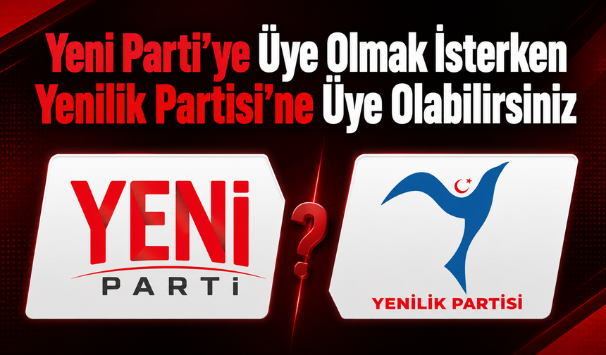 E-Devlet’ten Üyelik Yapacaklar Dikkat: İki Partinin İsmi Çok Benziyor