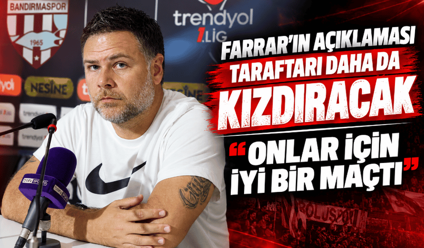 1. lig’de 6 gollü hezimet! Farrar'dan şaşırtan tebrik