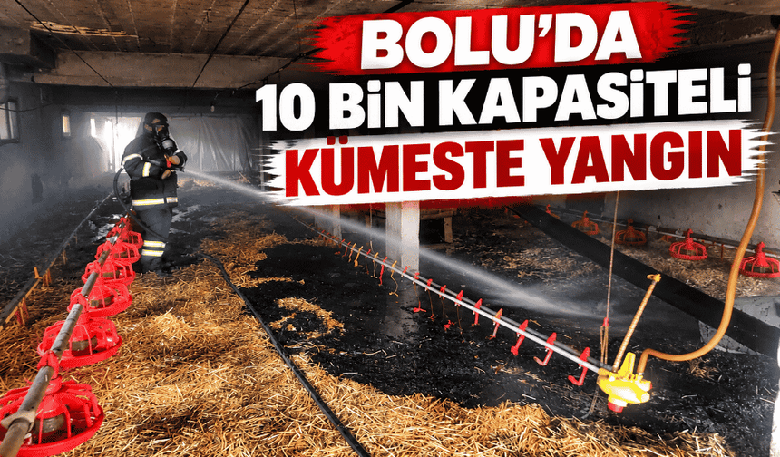 10 bin kapasiteli kümeste yangın