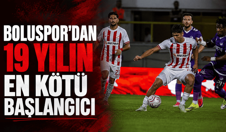 1.lig takımından 19 yılın en kötü başlangıcı