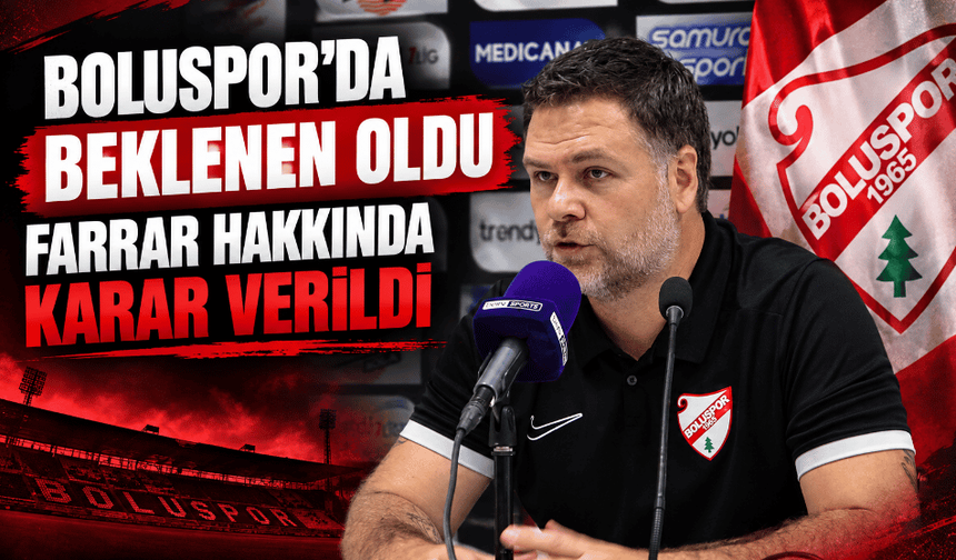 1.ligde teknik adamla yollar ayrıldı
