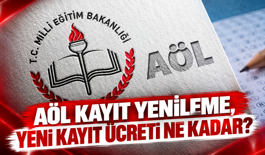 AÖL kayıt yenileme, yeni kayıt ücreti ne kadar?