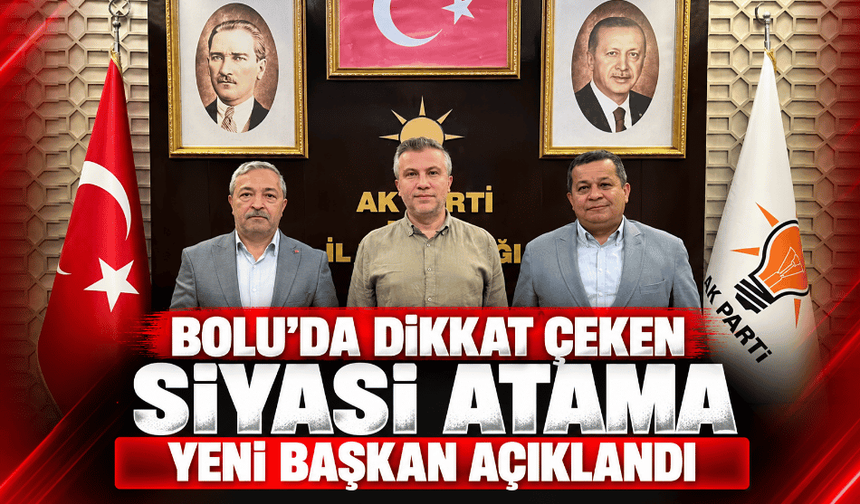 AK Parti’de yeni atama Belde başkanı belli oldu