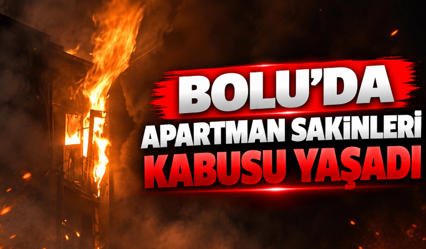 Apartmanın elektrik panosu alev alev yandı