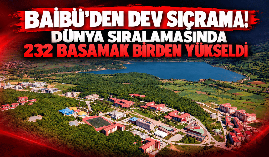 BAİBÜ sürdürülebilirlik sıralamasında 232 basamak yükseldi
