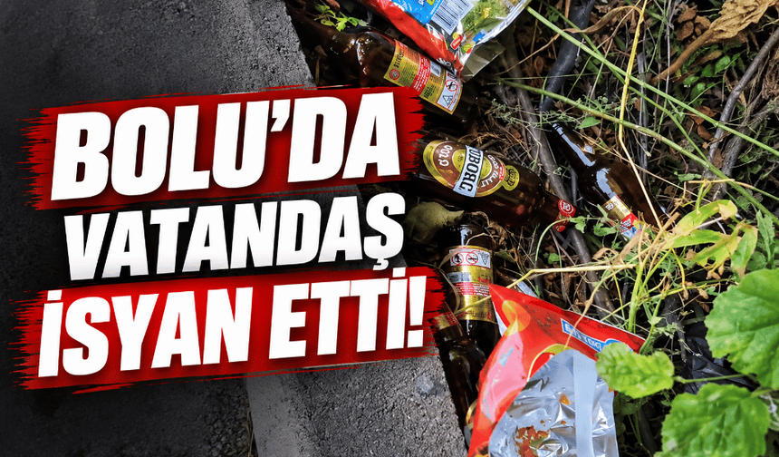 Bolu’da sokak alkoliklerin mekanı haline geldi!