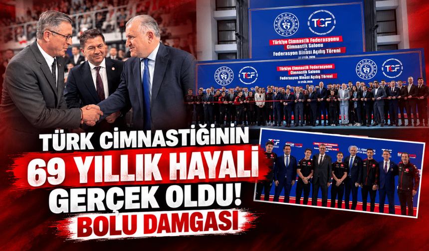 Türk cimnastiğinin tarihi gününde Bolu damgası