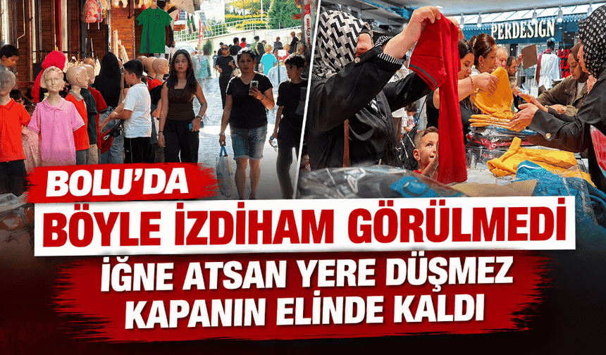 Böyle izdiham görülmedi iğne atsan yere düşmez