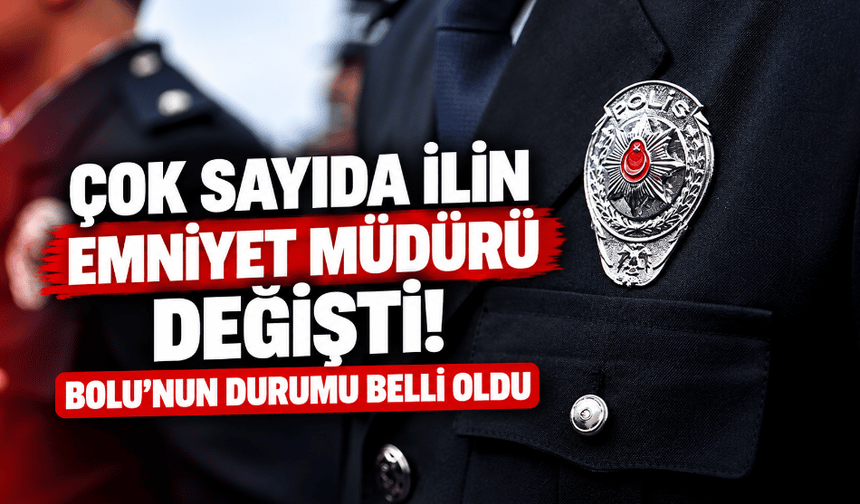 Cumhurbaşkanı Erdoğan imzaladı çok sayıda il emniyet müdürü değişti