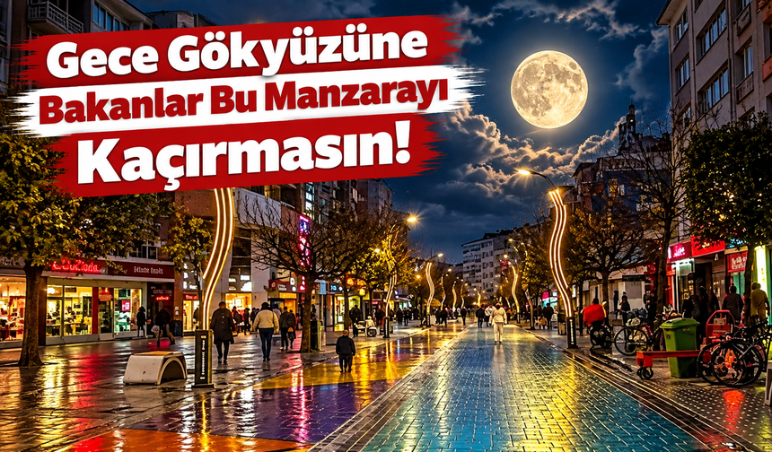 Gece Gökyüzüne Bakanlar Bu Manzarayı Kaçırmasın!