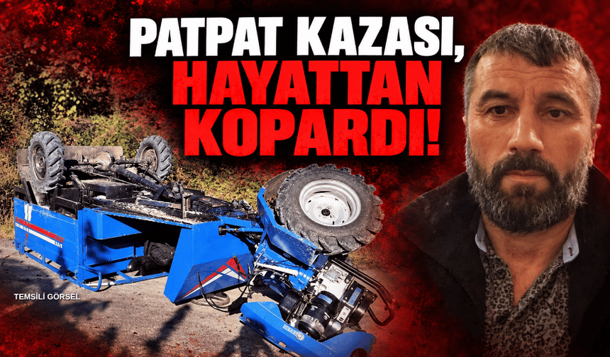 Düzce'deki pat pat kazasında 1 kişi hayatını kaybetti