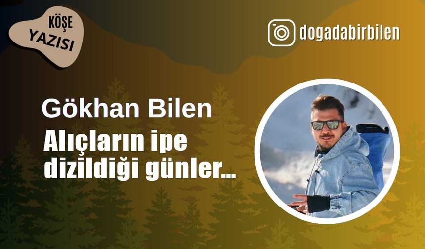 Gökhan Bilen: "Alıçların ipe dizildiği günler…"