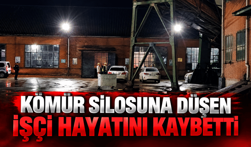 Kömür silosuna düşen işçi öldü