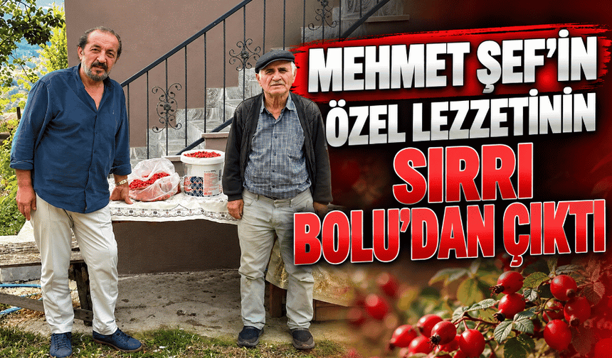 Mehmet Şef’in restoranındaki o lezzet Bolu’dan geliyor