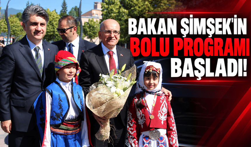 Bakan Mehmet Şimşek Bolu’da: İlk durağı Valilik oldu