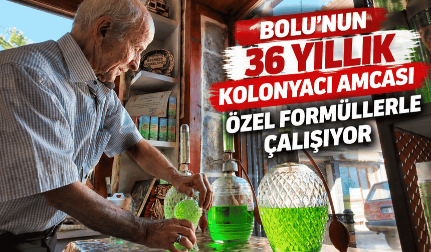 Merakla başladığı kolonya üretimini 36 yıldır sürdürüyor