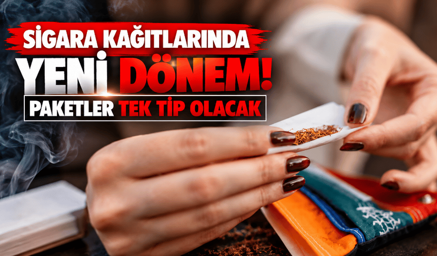 Sarmalık tütün kullananlar dikkat! Sigara kağıtlarında yeni dönem başladı