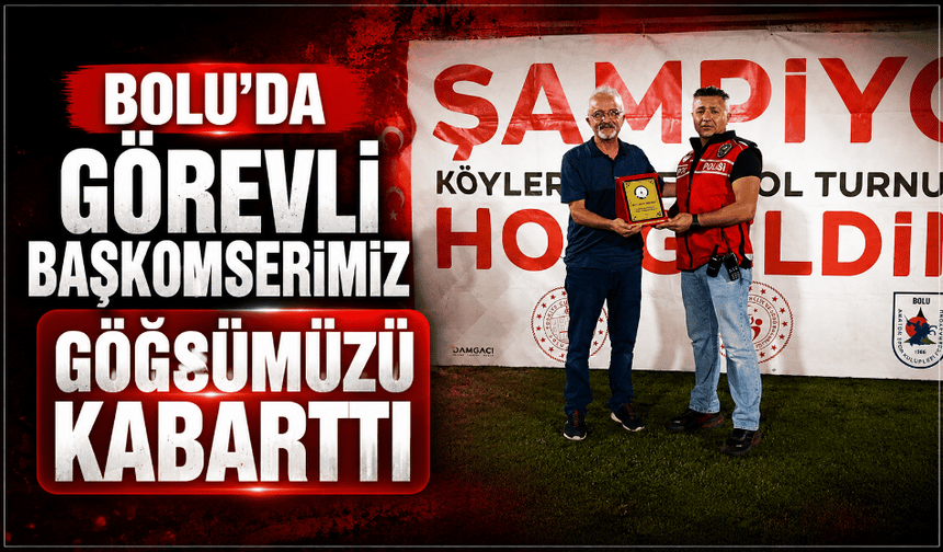 Türkiye Şampiyonası'nda Bolu'da görevli başkomiserden çifte başarı