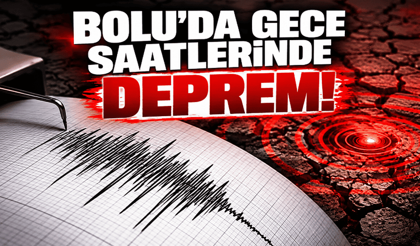 Türkiye’de gece saatlerinde deprem
