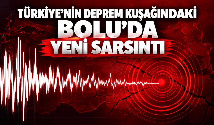 Türkiye’nin deprem kuşağındaki Bolu’da yeni sarsıntı