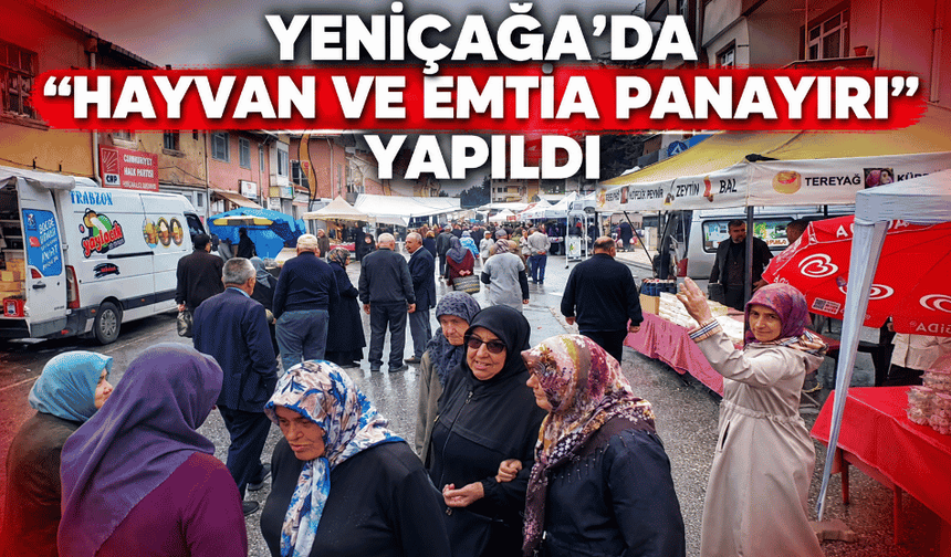 Yeniçağa'da "Hayvan ve Emtia Panayırı" yapıldı