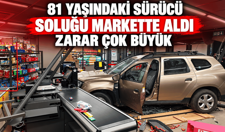 81 yaşındaki sürücü ortalığı birbirine kattı