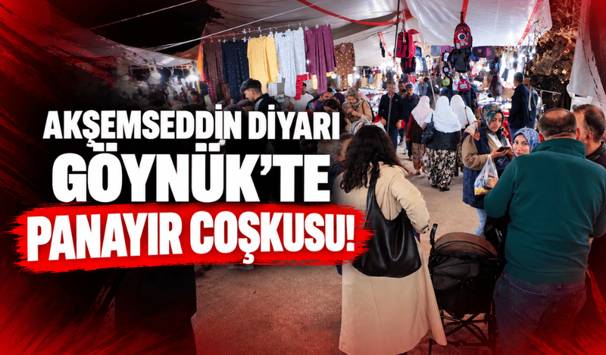 Akşemseddin diyarı Göynük’te panayır coşkusu