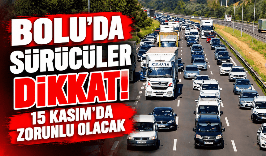 Aracı olanlar dikkat! 15 Kasım'da zorunlu hale geliyor