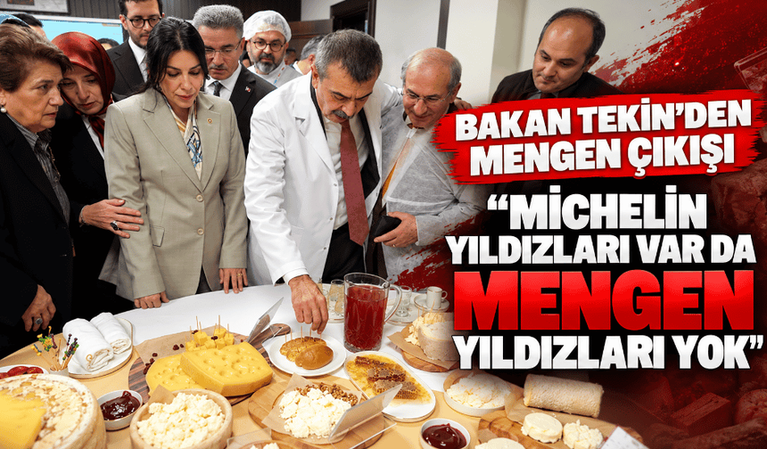 Bakan Tekin, Mengen'i işaret etti! Gastronomide yeni dönem başlıyor