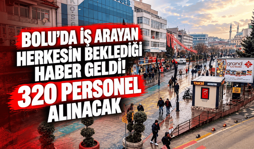 Bolu’da İş Arayanlara Müjde! 320 İlanda Yüzlerce Personel Aranıyor